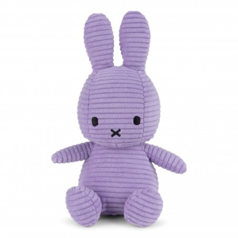Miffy Sitting Corduroy Plush - Lilac