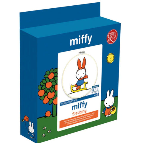 Miffy Sledging Embroidery Kit