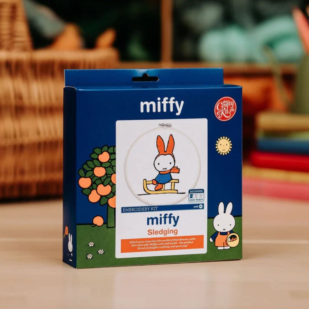 Miffy Sledging Embroidery Kit