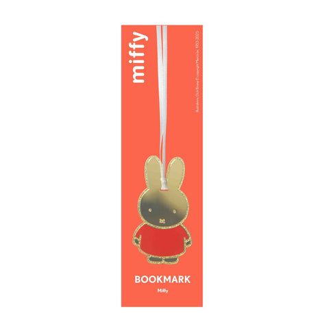 Miffy Classic Gold Bookmark – Red Dress Edition
