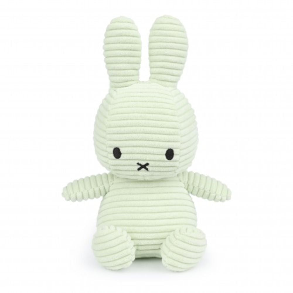 Miffy Sitting Corduroy Plush - Fresh Mint