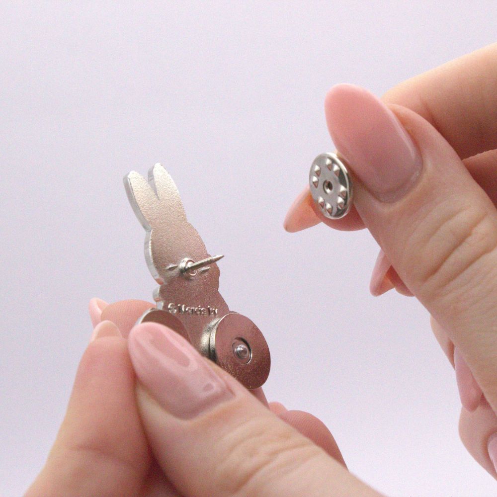 Miffy on Bicycle Pin Badge