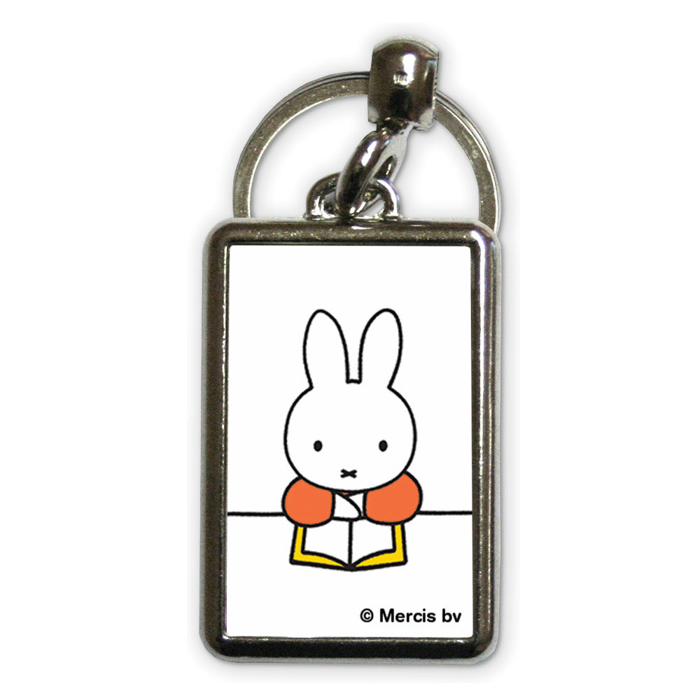 Miffy Reading a Book Metal Keyring