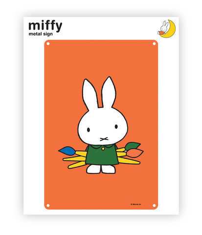 Miffy Metal Sign