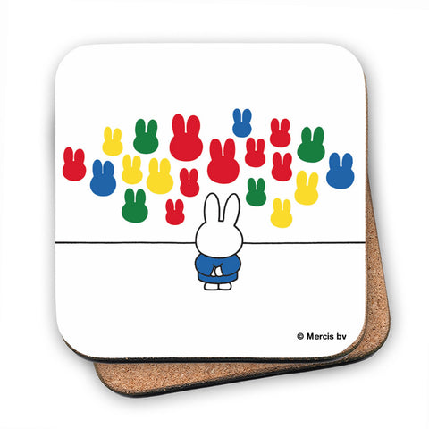 Miffy at an Art Gallery Cork Coaster