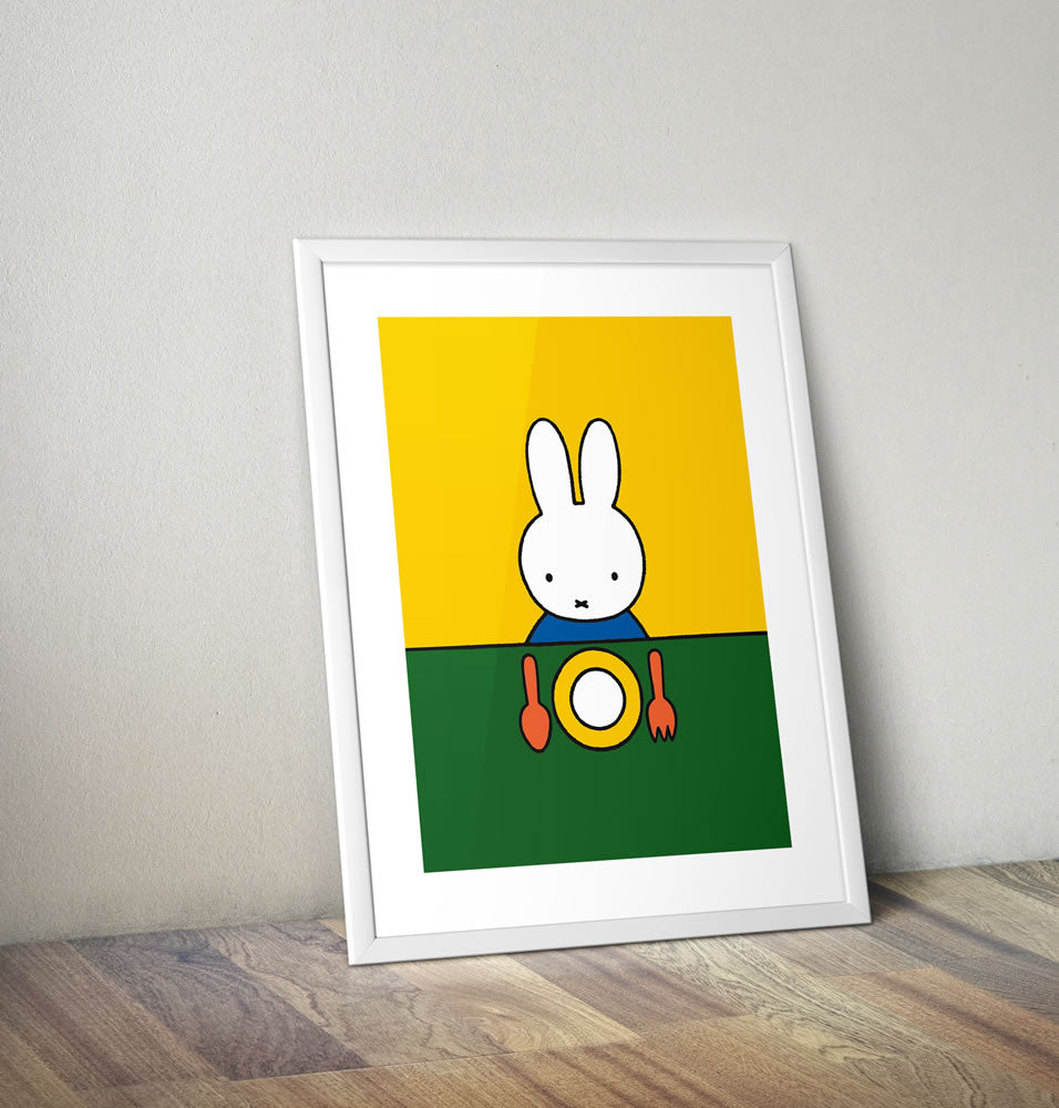 Miffy Ready to Eat Framed Mini Poster Framed Mini Poster