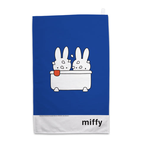 Miffy Taking a Bath Tea Towel