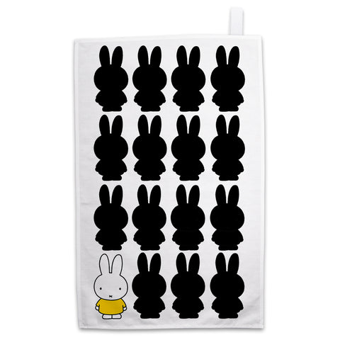 Miffy Silhouette Tea Towel