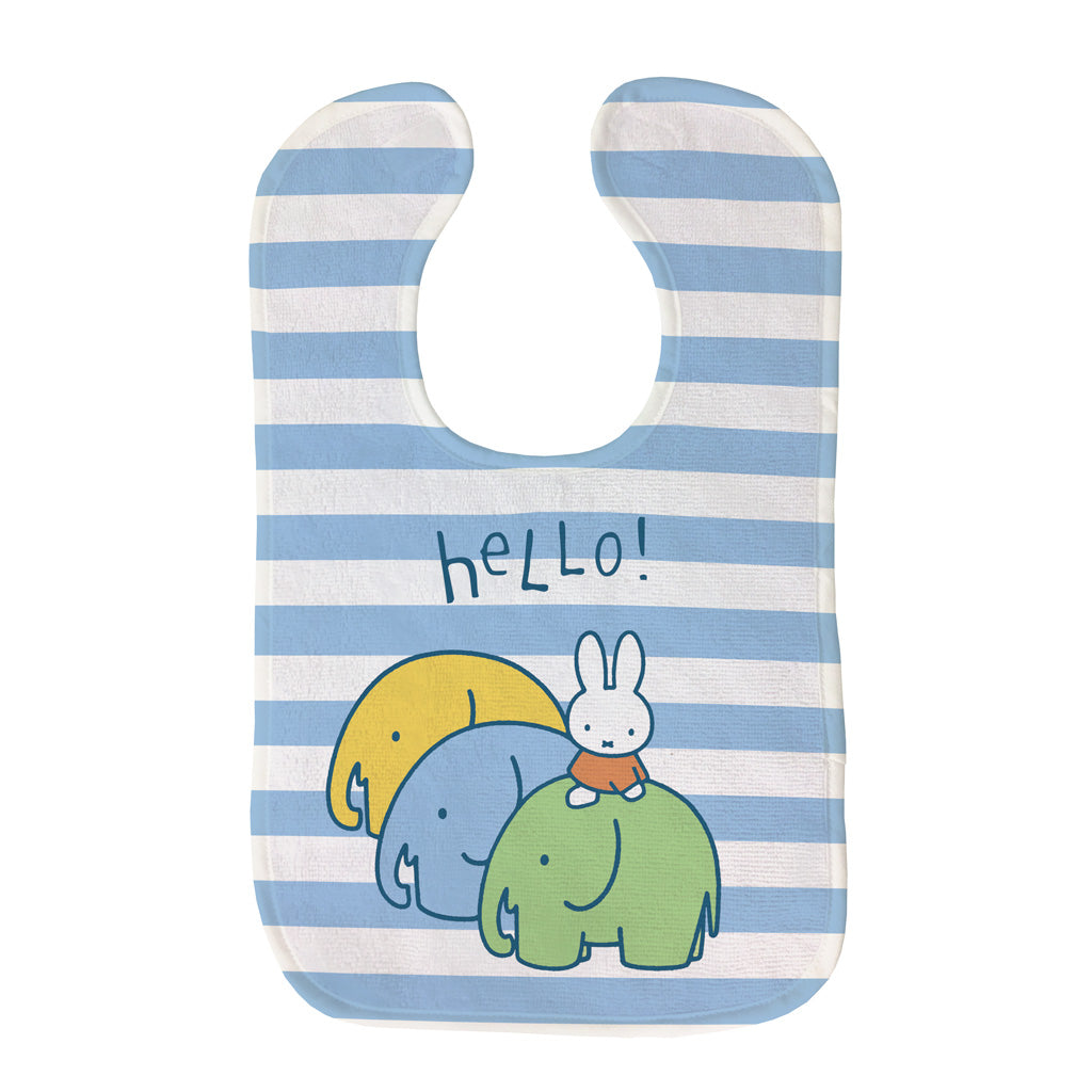 Miffy Elephants Baby Bib