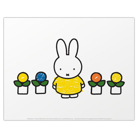 Miffy Yellow Dress Mini Poster