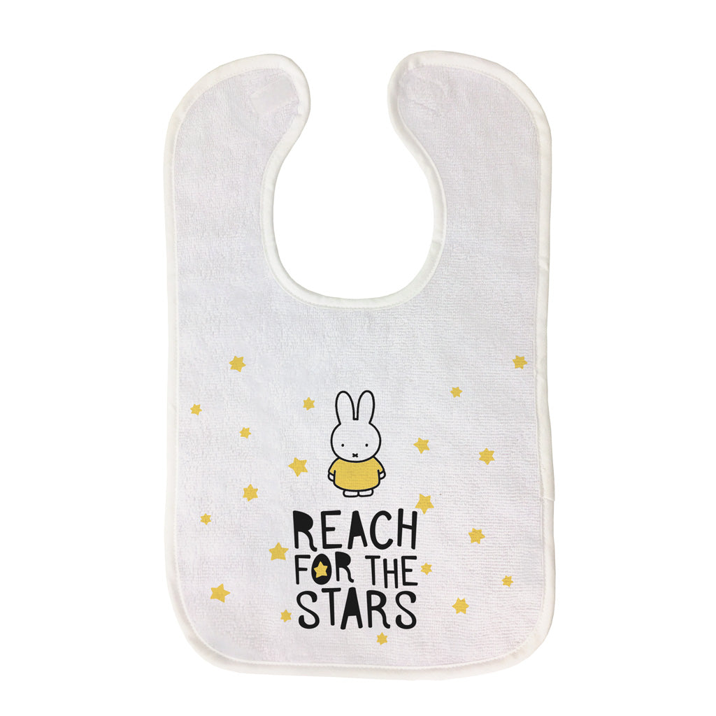 Miffy Reach for the Stars Baby Bib