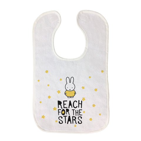 Miffy Reach for the Stars Baby Bib