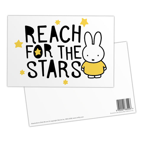 Miffy Reach for the Stars Postcard