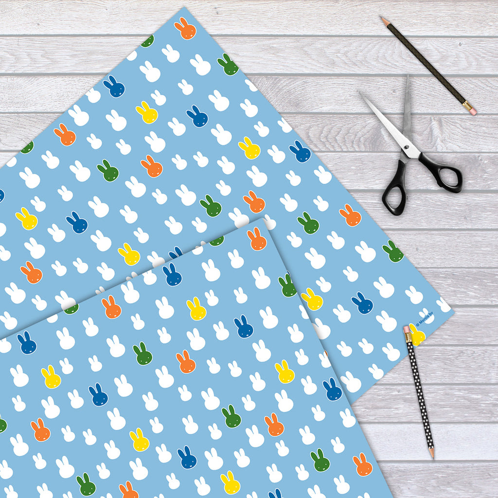 Miffy Blue Face Gift Wrap