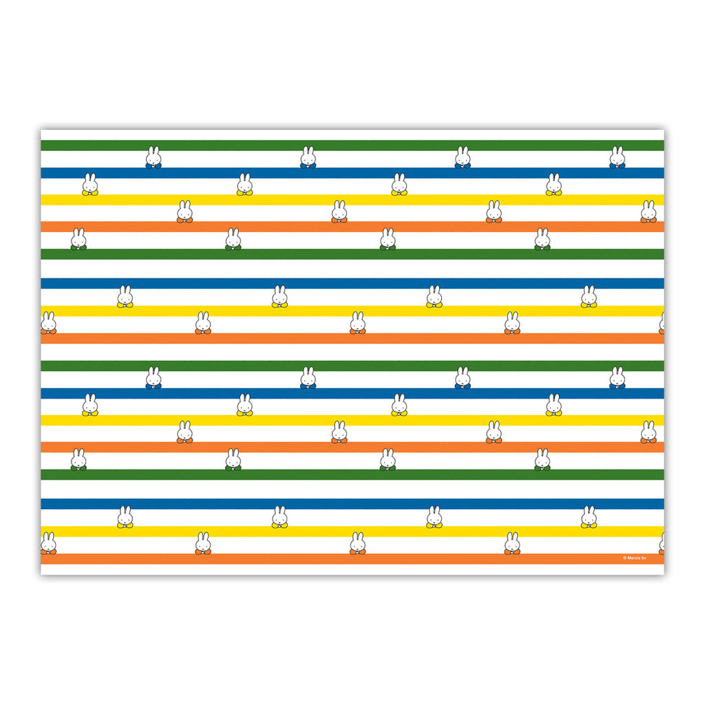 Miffy Classic Stripes Gift Wrap