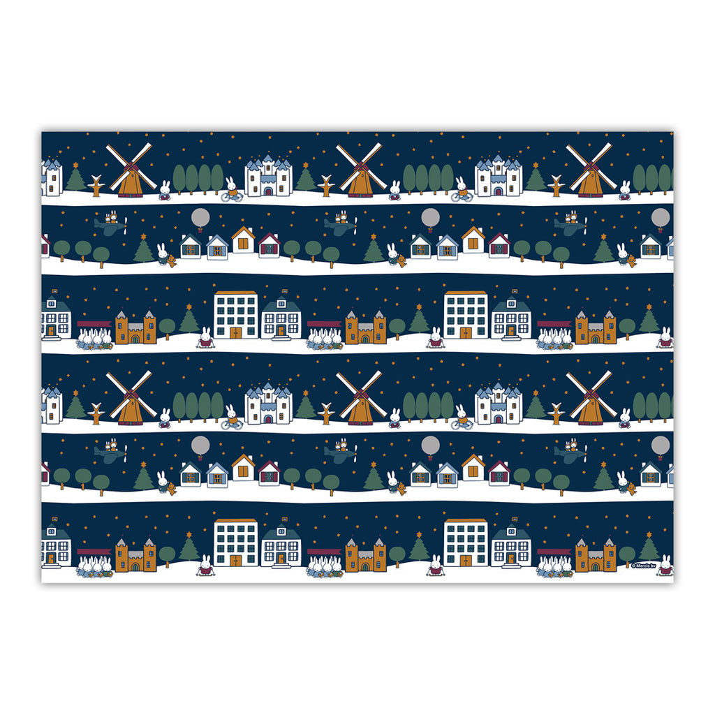 Miffy Christmas Scenes Gift Wrap