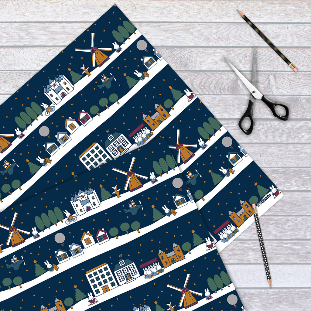 Miffy Christmas Scenes Gift Wrap