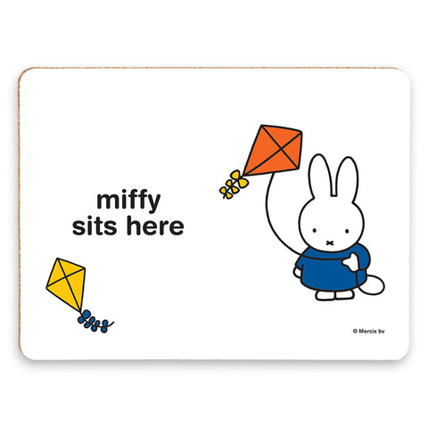 miffy sits here Personalised Placemat