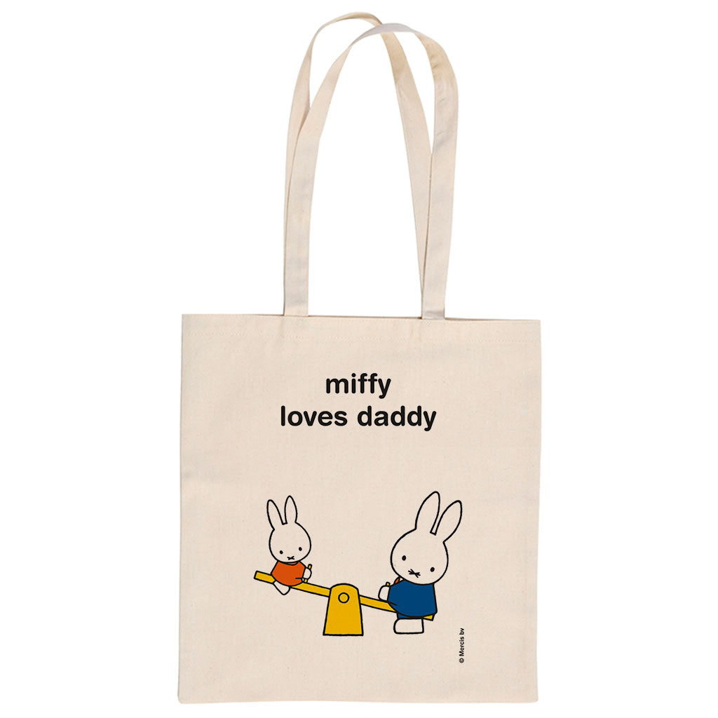 miffy loves daddy Personalised Tote Bag