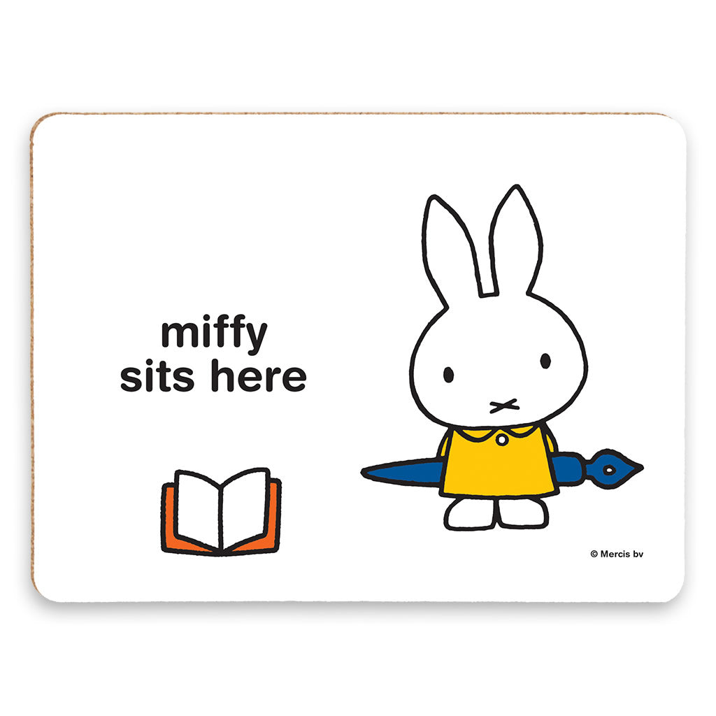 miffy sits here Personalised Placemat
