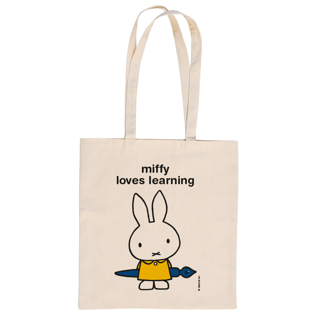 miffy loves learning Personalised Tote Bag