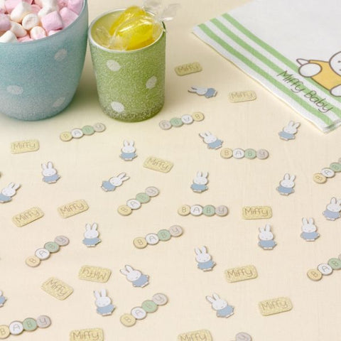 Miffy baby table confetti