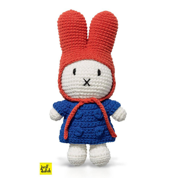 Miffy Handmade crochet and her blue jacket & red hood