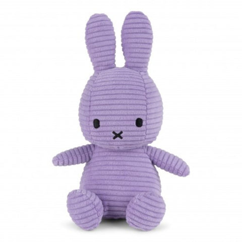Miffy Sitting Corduroy Plush - Lilac