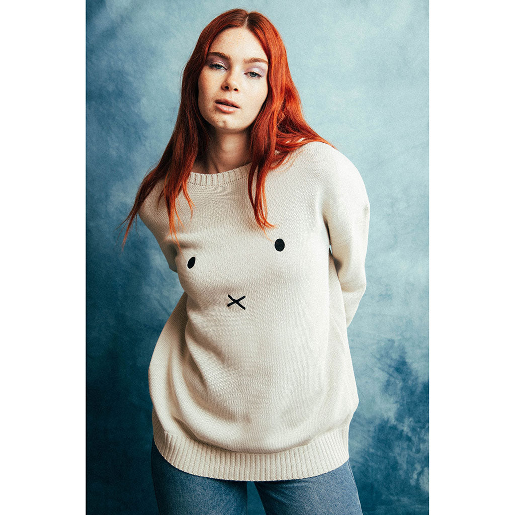 Daisy Street X Miffy Face Knitted Jumper