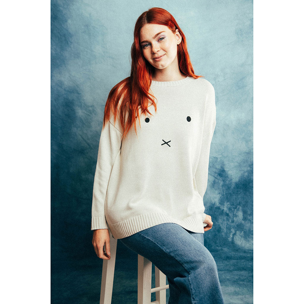 Daisy Street X Miffy Face Knitted Jumper