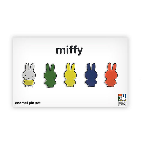 Limited Edition Miffy 70th Anniversary 5 Enamel Pin Set