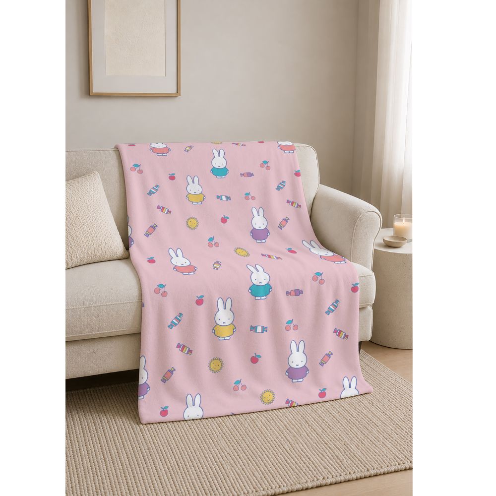 Miffy Besties Coral Fleece Blanket