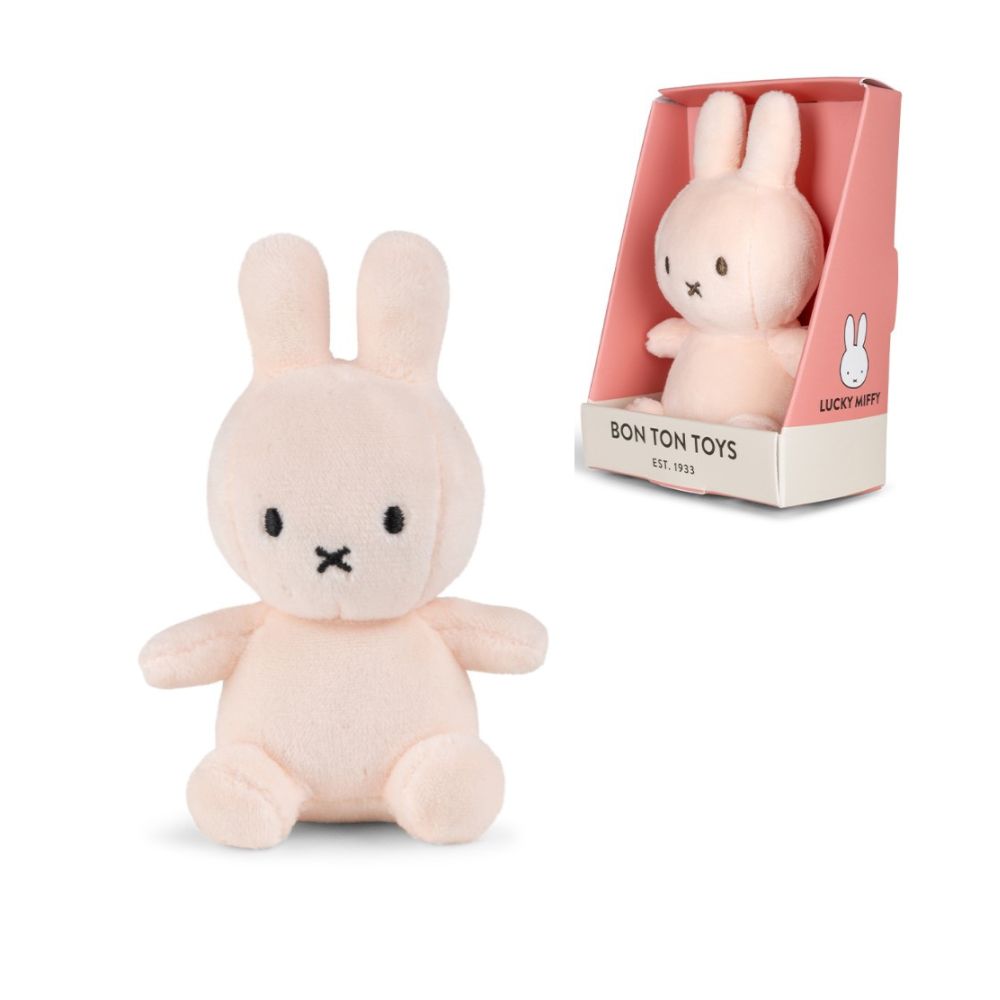 Miffy Lucky Charm Pink Soft Toy in Gift Box