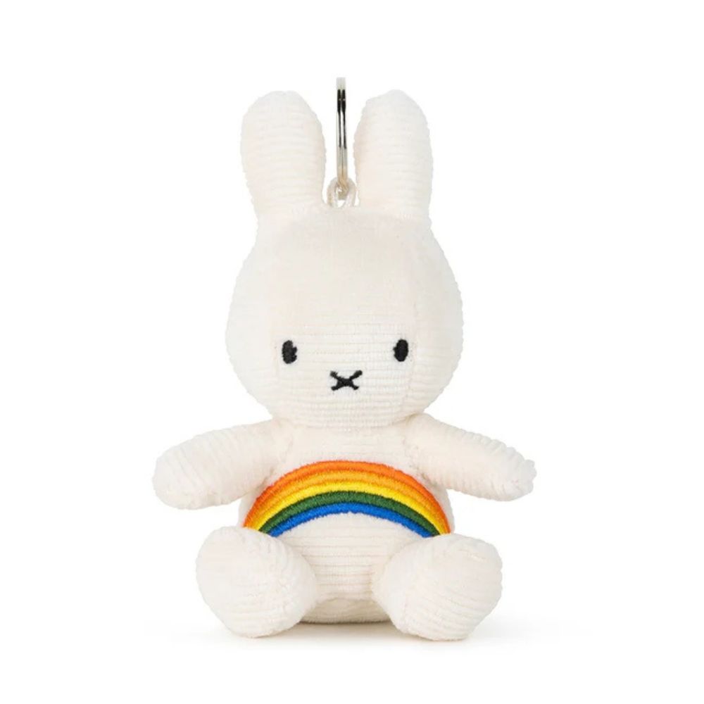 Miffy Corduroy Keychain – Rainbow Edition