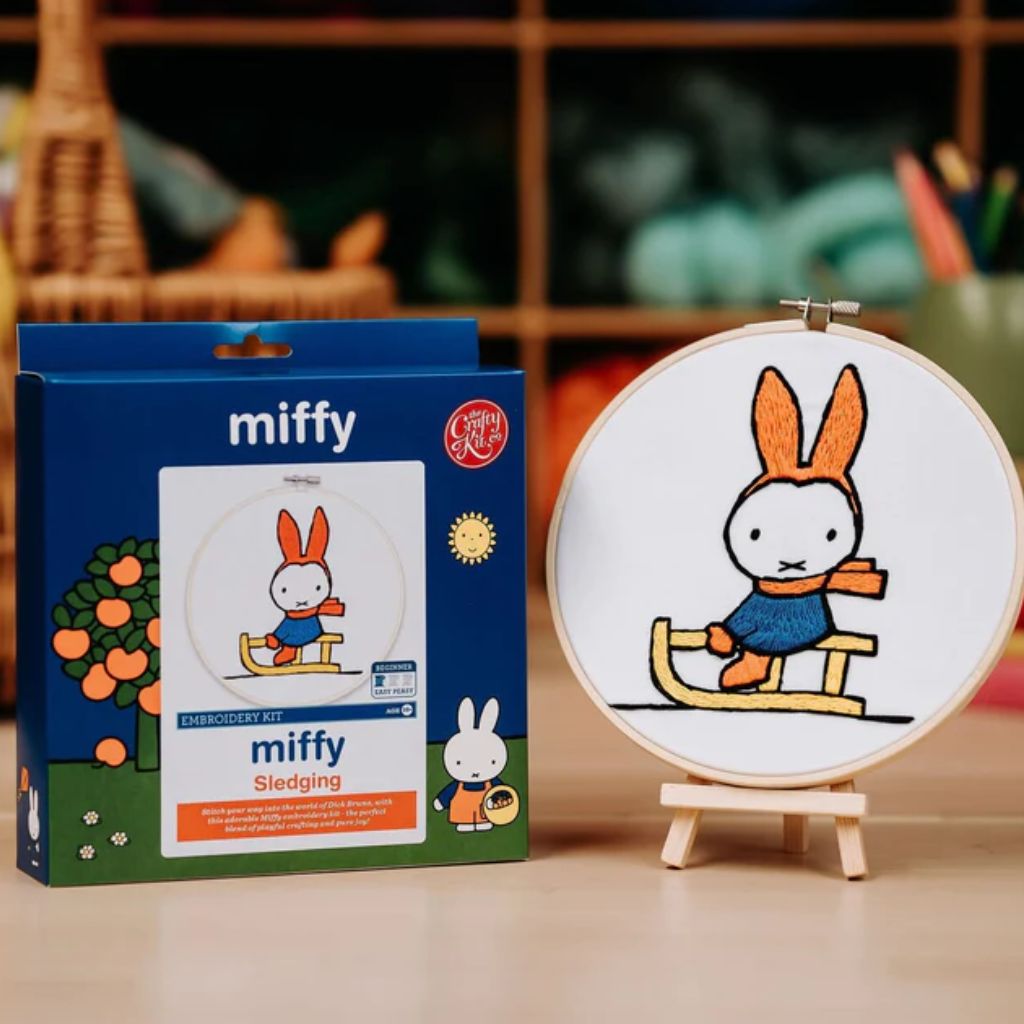 Miffy Sledging Embroidery Kit