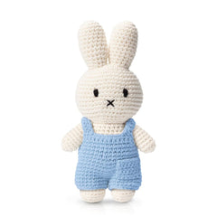 Miffy Handmade Plush – Pastel Blue Overalls