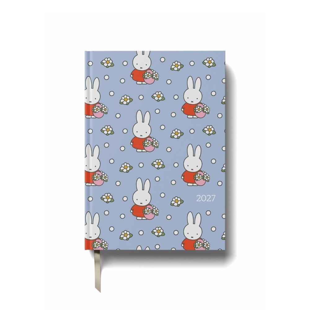 Miffy 2027 Diary Week-to-View Flower Pattern A5