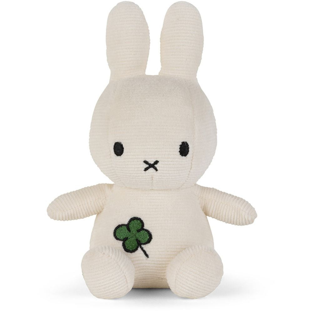 Miffy Plush Toy – Four Leaf Clover (Off-White)