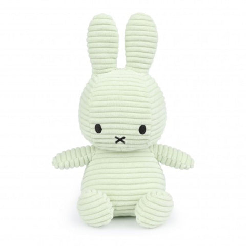 Miffy Sitting Corduroy Plush - Fresh Mint