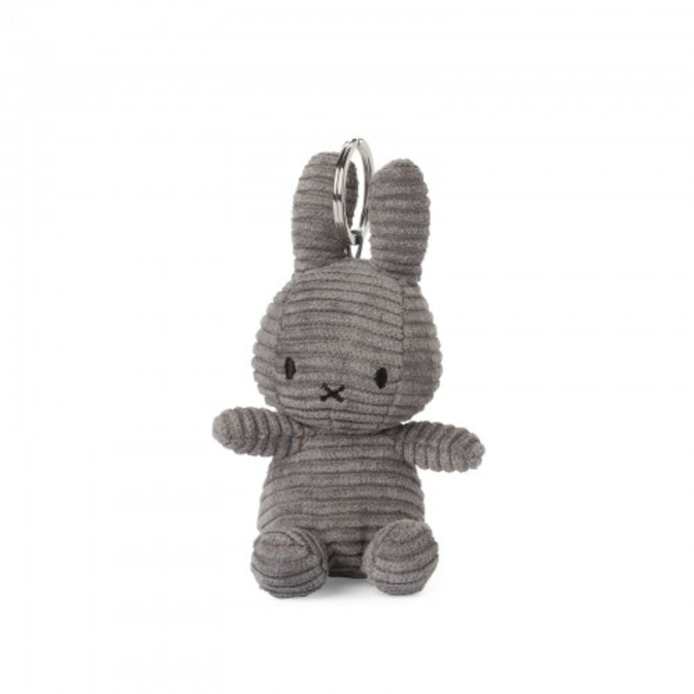 Miffy Corduroy Grey Keyring