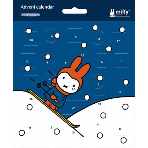 Miffy Traditional 24-Door Advent Calendar Card