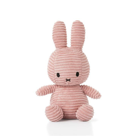 Miffy Sitting Corduroy Plush - Pink