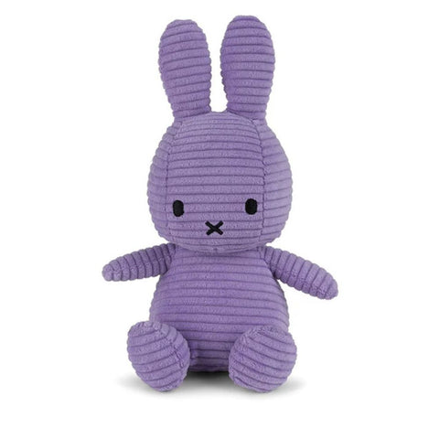 Miffy Corduroy Plush – Purple (23cm)