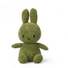 Miffy Sitting Corduroy Plush - Olive Green