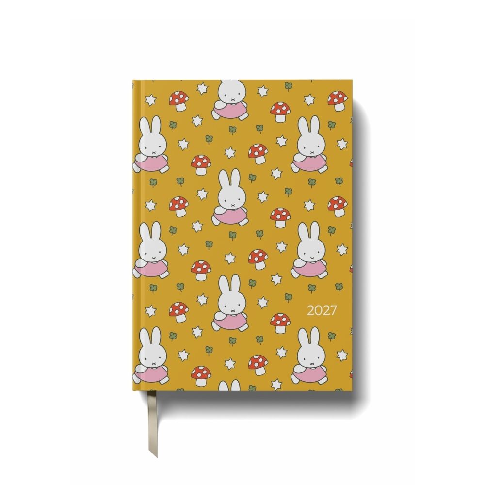 Miffy 2027 Diary Week-to-View Toadstool Pattern A5