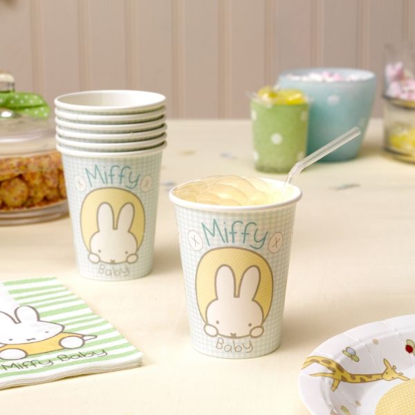 Miffy Baby Party Cups - 8 Pack