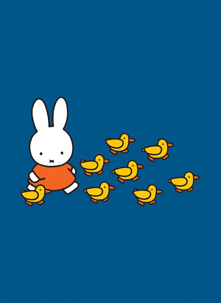 Miffy Walking with Ducks Mini Poster Mini Poster