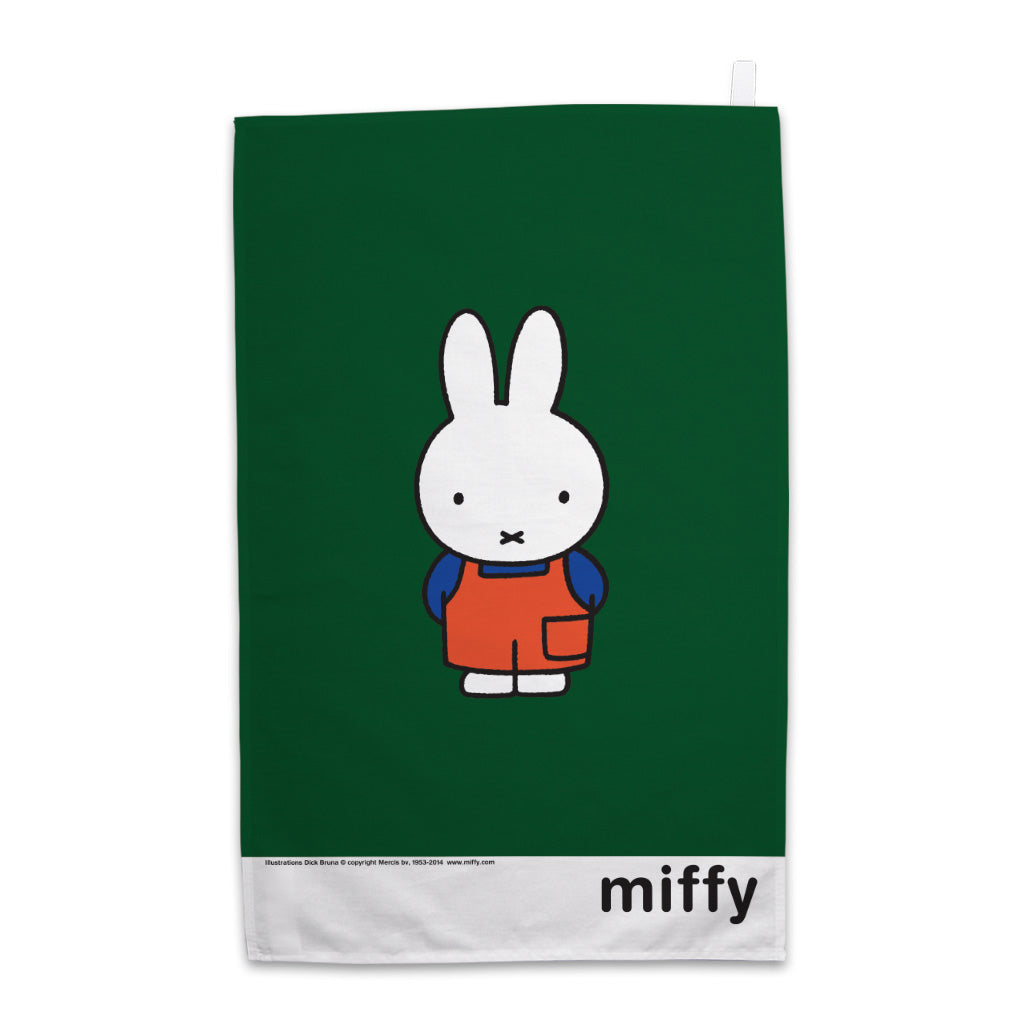 Miffy in Dungarees Tea Towel