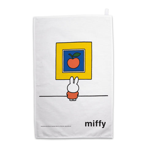 Miffy Apple Art Tea Towel