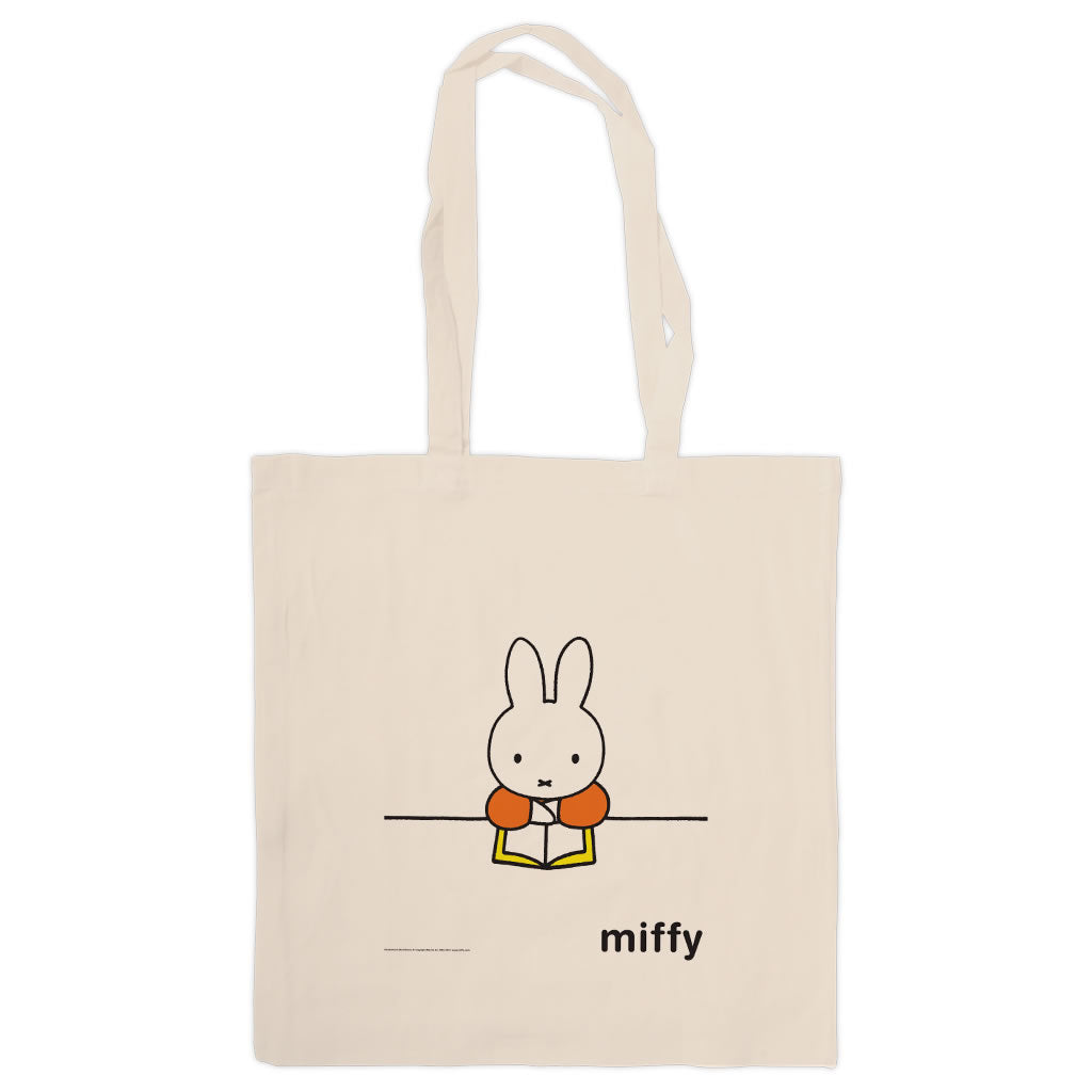 Miffy Reading a Book Tote Bag